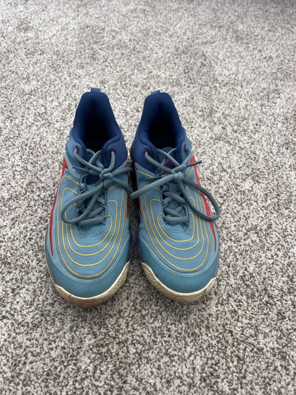 Nike Giannis Immortality 4 Blue Red Youth 6.5Y Women’s 8 Basketball Sneakers - Picture 4 of 8